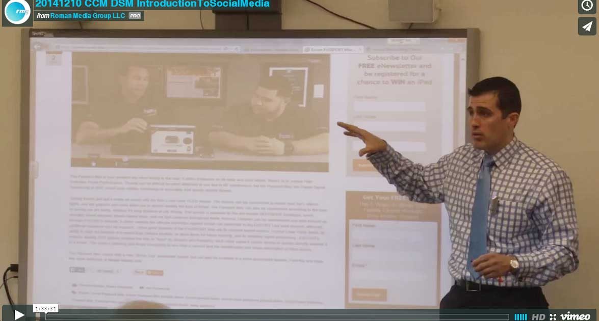 Demystifying Social Media Class by Thomas Roman